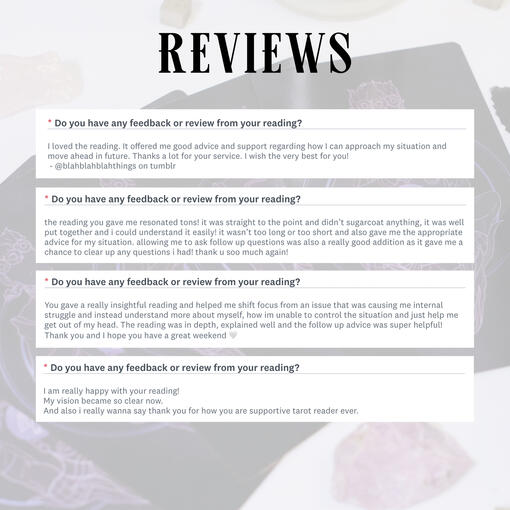 Reviews for general 3-card spreads on relationship