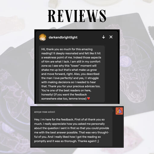 Reviews for general 3-card spreads on relationship