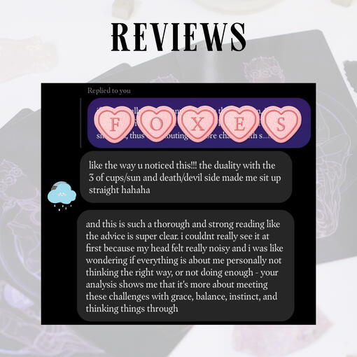 Review from a second opinion advised on a celtic cross spread